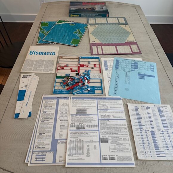 Rare, vintage 1978 Avalon Hill Bismark - Picture 2 of 11